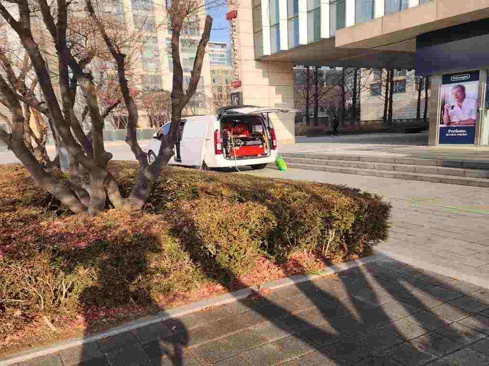화성 상가 건물 고압세척 출동